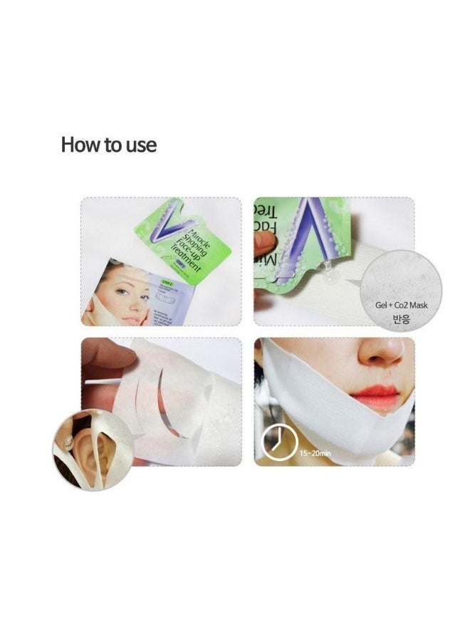 Purederm - Miracle Shaping Face-up Treatment V line Sheet Mask For Double Chin - Image 1