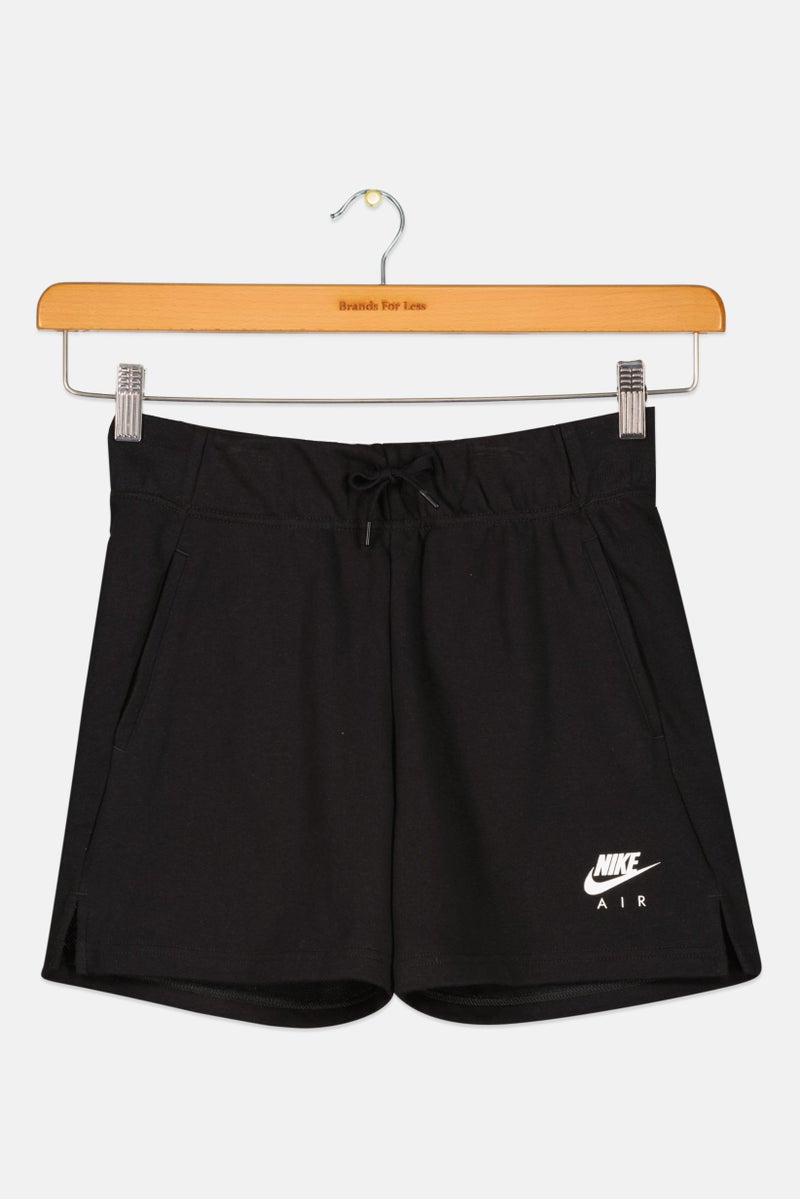 Nike Kids Girl Standard Fit Training Shorts, Black - Image 1