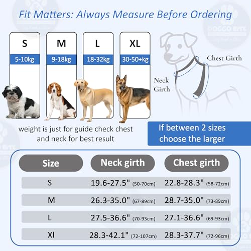 Doggo Bite Premium Reflective Dog Vest Harness| Soft Breathable| Padded Handle| Adjustable Straps & Luxury Buckle| No-Choke with Free Designer Leash-19mm| Chest (22-28inch) All Small Breeds 4-13Kg - Image 2