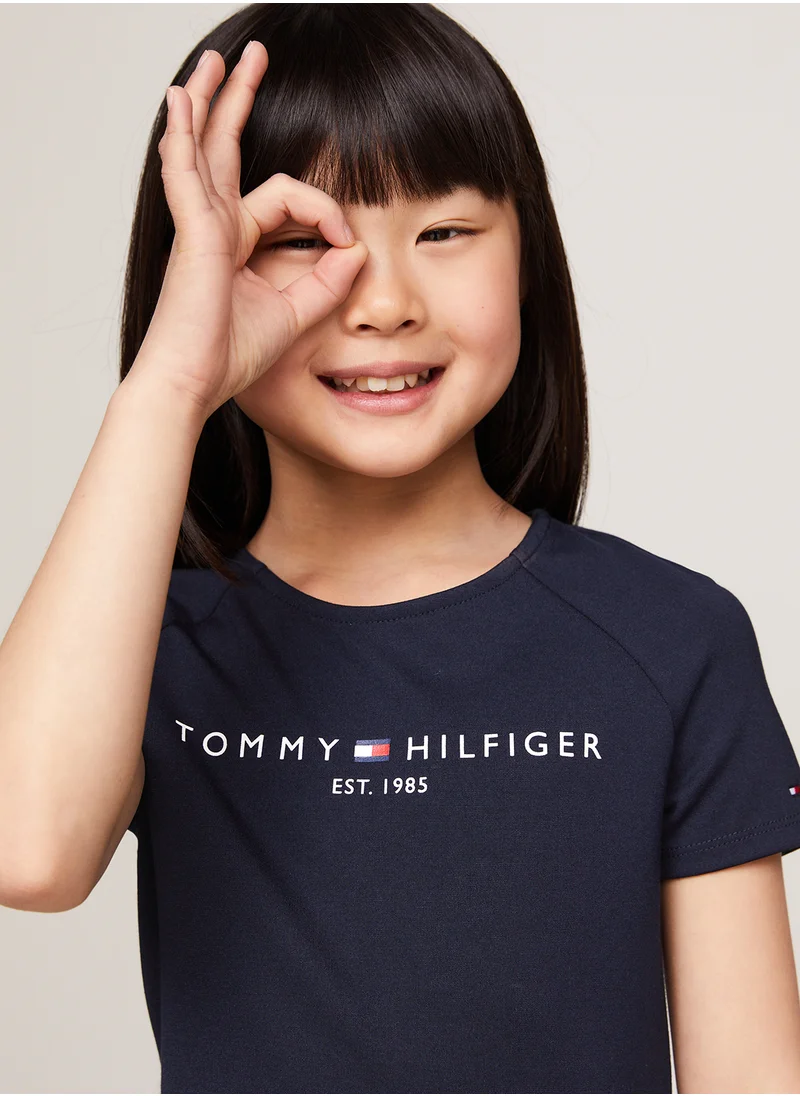 TOMMY HILFIGER PUNTO FIT & FLARE DRESS SS