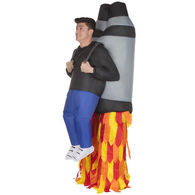 MORPH Jet Pack Inflatable Costume Adult, Inflatable Jetpack Costume, Inflatable Rocket Costumes, Halloween Costumes for Men - Image 5
