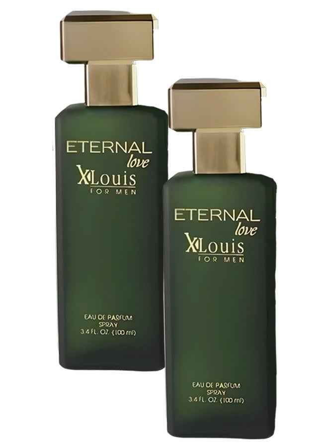إتيرنال لاف 2 قطع عطر إكسلويس للرجال ١٠٠ مل - Image 1