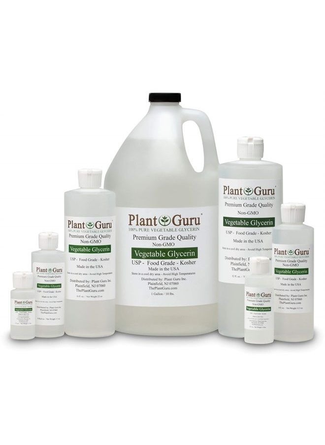 Plant Guru Vegetable Glycerine/Glycerin 16 oz. USP Food Grade Kosher - Great For Skin, Hair, Face, Body, Crafts And DIY Soap Making.  - Image 2