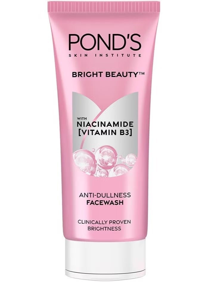 بوندز غسول الوجه بوندز برايت بيوتي للتفتيح الفوري وإزالة البقع الداكنة – 100 جم | ينظف الخلايا الميتة ويفتح البشرة | بتركيبة فيتامينات مزدوجة الإشراقة | مناسب لجميع أنواع البشرة - Image 1