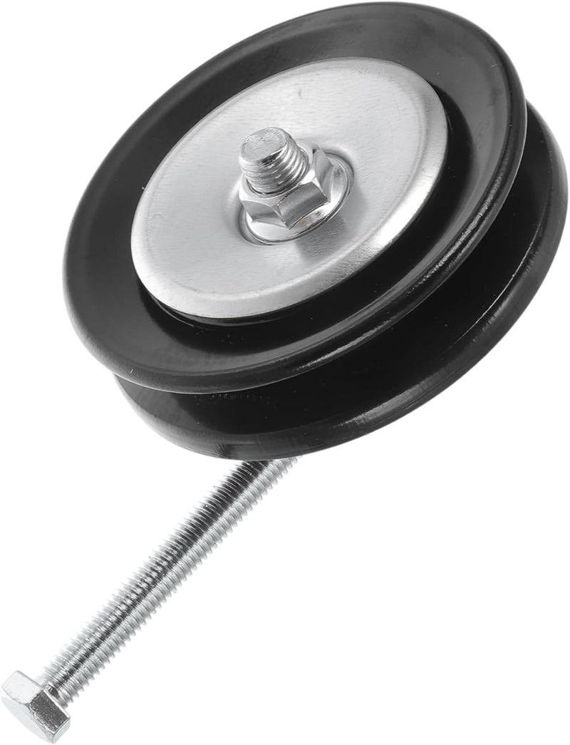 RATCHROLL Drive Belt Idler Pulley for Toyota Pick Up 1982-1995 Serpentine Tensioner Pulley Idler with Bolt Washer No.8844035040/8844035010/MR568933 Black 1 Pcs - Image 1