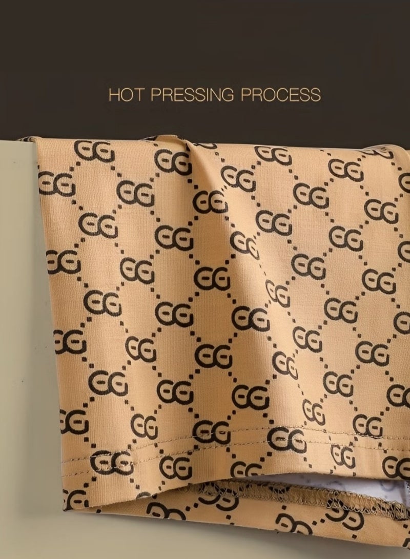 REOCLE 3 Packs Men's Boxer Briefs Underwear Breathable Cooling Underwear Cotton Huge Pouch Trunks Short Leg Underwear - Image 3