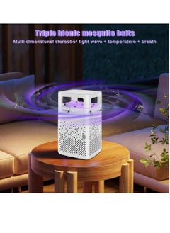 Necomi Bug Zapper Lamp,Mosquito Repellent And Trapper, Mosquito/Fly Trap, USB Powered UV LED, Indoor Mosquito Zapper-White  - Image 3
