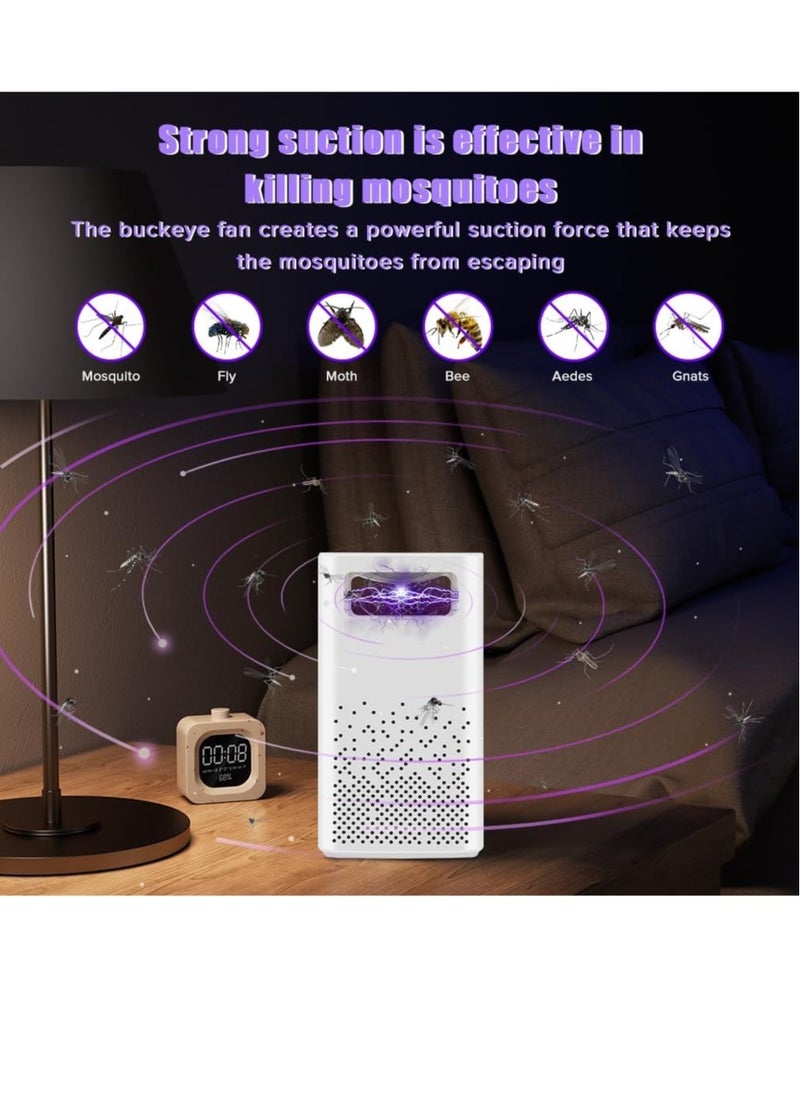 Necomi - Bug Zapper Lamp,Mosquito Repellent And Trapper, Mosquito/Fly Trap, USB Powered UV LED, Indoor Mosquito Zapper-White - Image 1