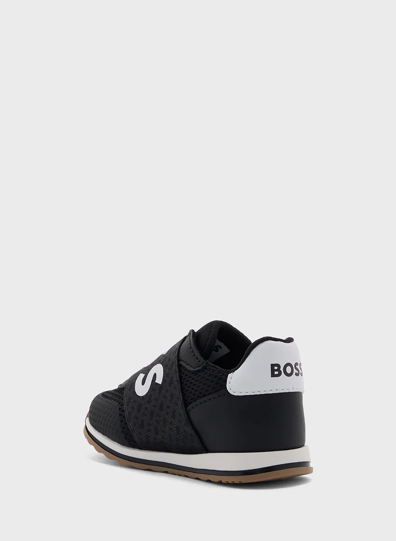 بوس Kids Low Top Slip On Sneakers