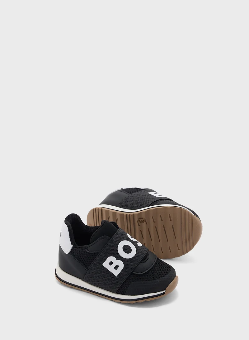 بوس Kids Low Top Slip On Sneakers