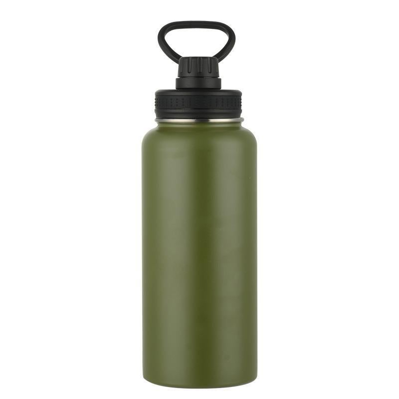 Popular 304 Stainless Steel Space Thermos Cup Outdoor Portable Sports Water Bottle 32Oz Water Cup With Straw - Image 1