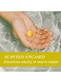 Fur Bath Drops- Fur Oil To Moisturize And Soothe Your Skin In A Natural Dissolvable Seaweed Capsule For A Relaxing Bath, With Grapeseed, Jojoba, And Clary Sage Oil - 18 Capsules  - Image 4