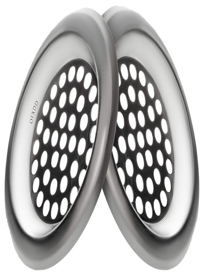 أوف إكس دي دي مصفاة حوض الاستحمام، غطاء مصفاة حوض الاستحمام، واقي الصرف، مصفاة حوض الاستحمام 3 بوصات (عبوة من قطعتين) - Image 1