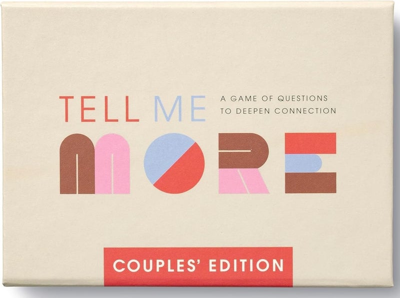 لعبة ورق Tell Me More للأزواج - النسخة الإنجليزية