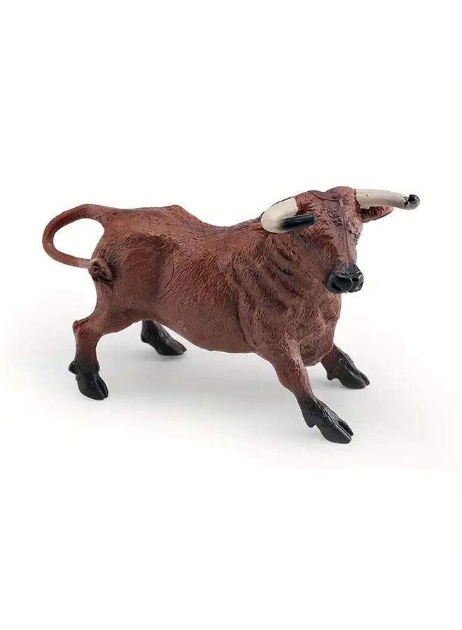 Spanish Bullfighting Model 3022 PVC Static Desktop Toy Animal For Educational Learning - Image 1