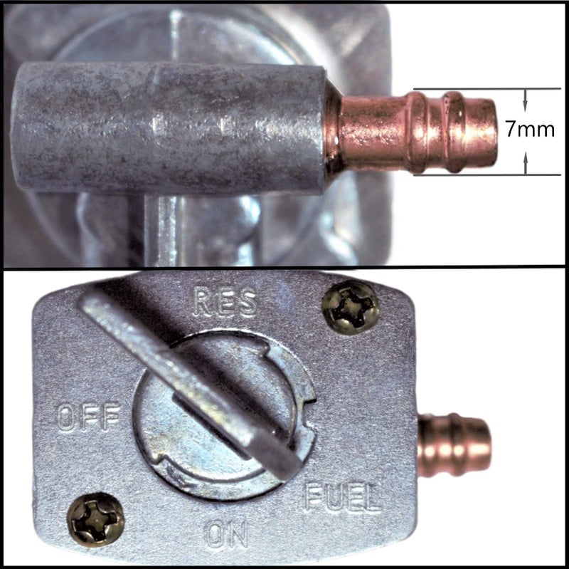 NEW DAFU Fuel Gas Tank Valve Petcock + 2 Clamps for Yamaha YZ125 YZ250 YZ400F YZ426F YZ450F,Suzuki LTZ 250/400 DR 200/250/350,ATV Motorcycles, Polaris - Image 3