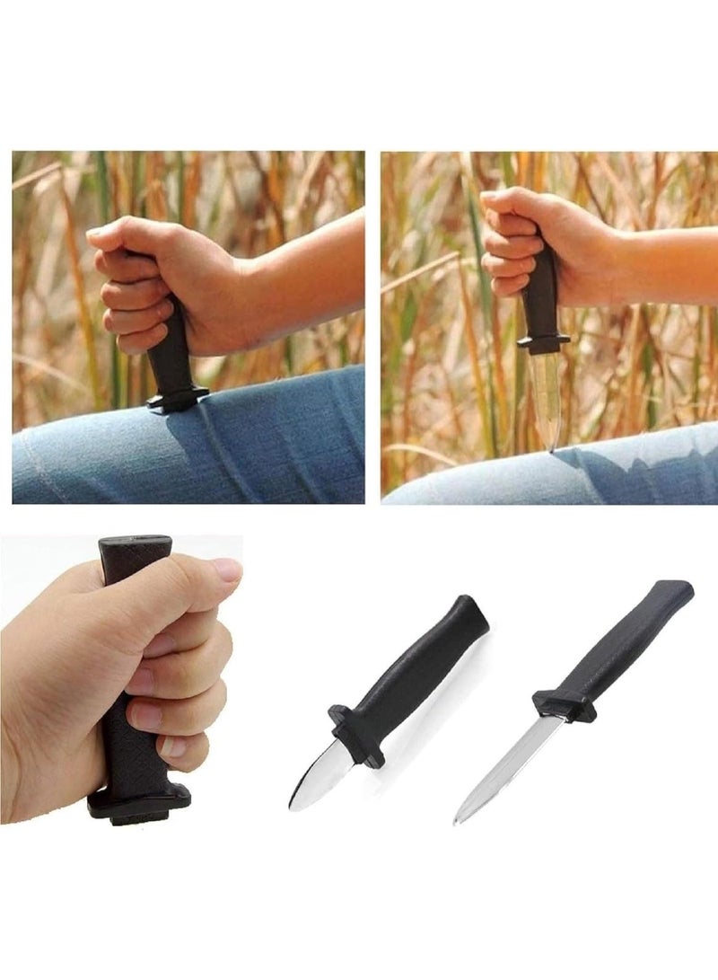 REZZOSS 6 Pcs Retractable Fake Knife Toy – Magic Trick Plastic Dagger with Vanishing Blade | Funny Prank Gag Gift for Halloween, April Fools & Costume Parties | Safe Simulation Weapon Prop for Kids & Adults | Theater & Movie Stage Accessory - Image 3