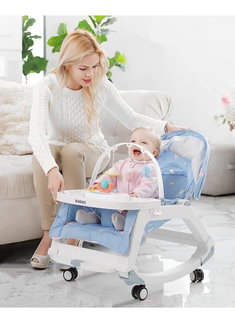 Generic - Portable Musical Elephant Design Baby Rocker Chair With Toys - Image 1