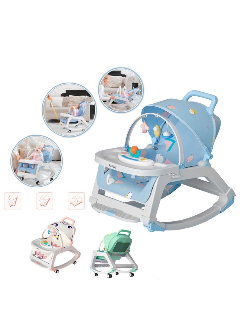 Generic - Portable Musical Elephant Design Baby Rocker Chair With Toys - Image 1