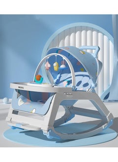 Portable Musical Elephant Design Baby Rocker Chair With Toys