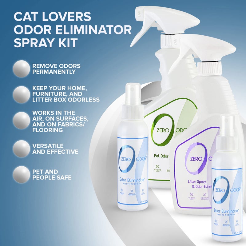 Zero Odor ZOP 1062 Lover's Kit Cats Odor Remover - Image 5
