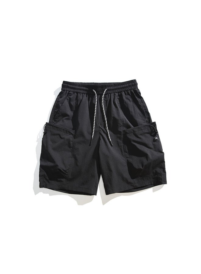 Izexx Summer New Arrival Multi-pocket Workwear Shorts Men's Loose Casual Outdoor Sports All-match Shorts Men's Outer Wear - Image 1