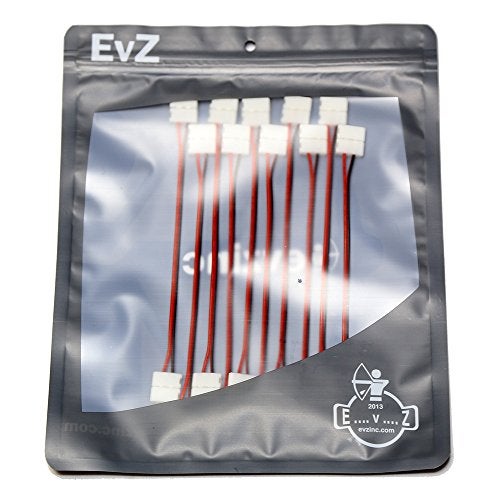 EvZ 10PCS LED 5050 Single Colour Strip Light Connector 2 Pin Conductor 10 mm Wide Strip Jumper - Image 2