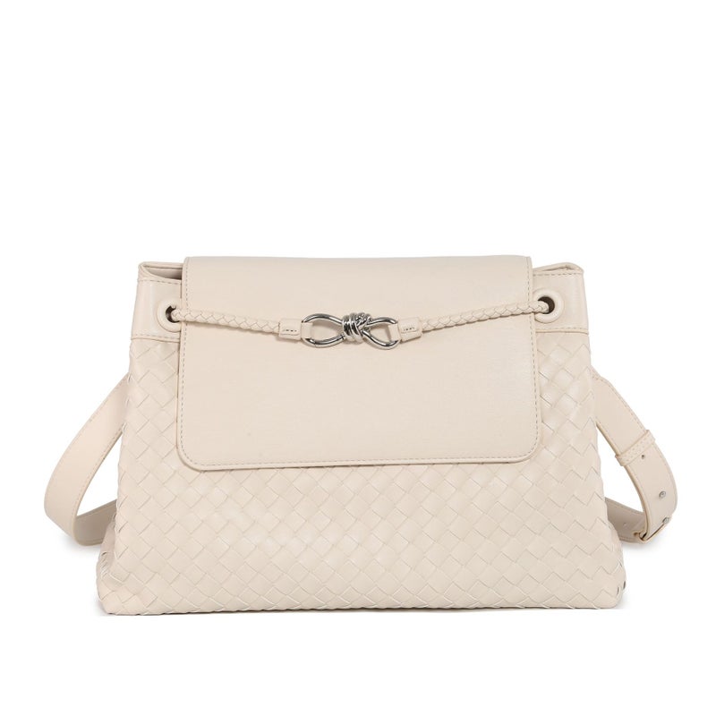 2025 Spring/ -Selling Commuter Woven Bucket Bag Large Capacity Versatile Shoulder Underarm Bag Y - Image 1