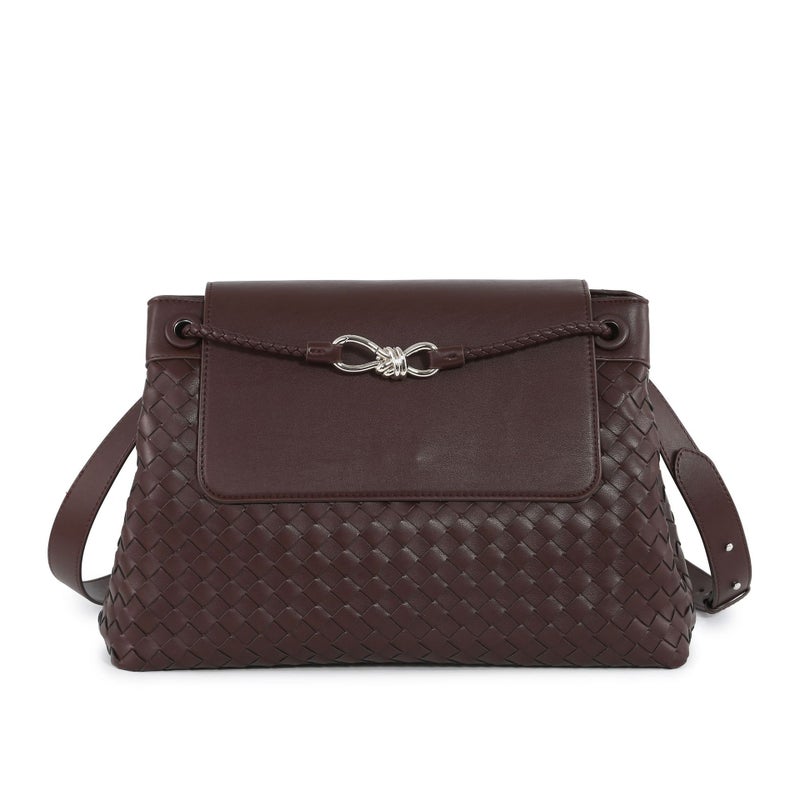 2025 Spring/ -Selling Commuter Woven Bucket Bag Large Capacity Versatile Shoulder Underarm Bag Y - Image 3