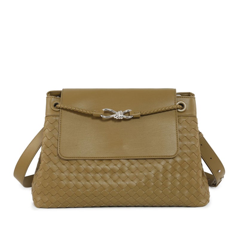 2025 Spring/ -Selling Commuter Woven Bucket Bag Large Capacity Versatile Shoulder Underarm Bag Y - Image 2