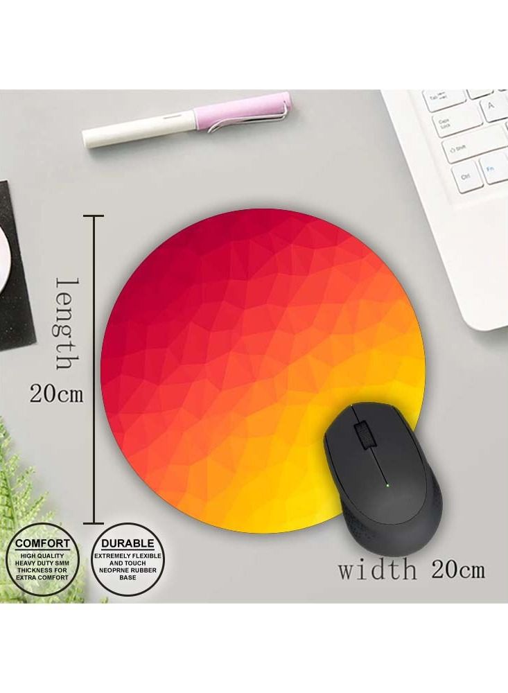Protective Printed Mouse Pad Round - Image 1