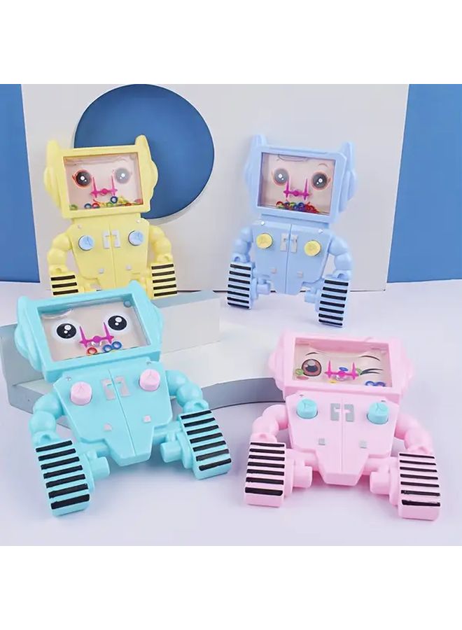 Robot Ring Toss Game Set 2Pcs Macaron Color Random Classic Parent Child Interactive Toy - Image 1