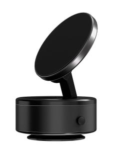 DIGI CORE 360 Degree Car Phone Holder Magnetic Car Holder Windshield Phone Mount Car Phone Mount With Magnetic Hold, Vacuum Suction Phone Mount For Smartphones, Magnetic Suction Cup Phones Holder Black  - Image 1