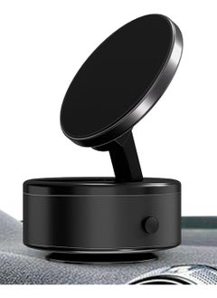 DIGI CORE 360 Degree Car Phone Holder Magnetic Car Holder Windshield Phone Mount Car Phone Mount With Magnetic Hold, Vacuum Suction Phone Mount For Smartphones, Magnetic Suction Cup Phones Holder Black  - Image 4