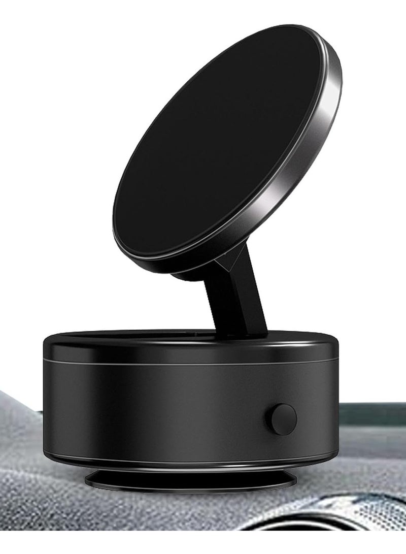 DIGI CORE 360 Degree Car Phone Holder Magnetic Car Holder Windshield Phone Mount Car Phone Mount With Magnetic Hold, Vacuum Suction Phone Mount For Smartphones, Magnetic Suction Cup Phones Holder Black - Image 4