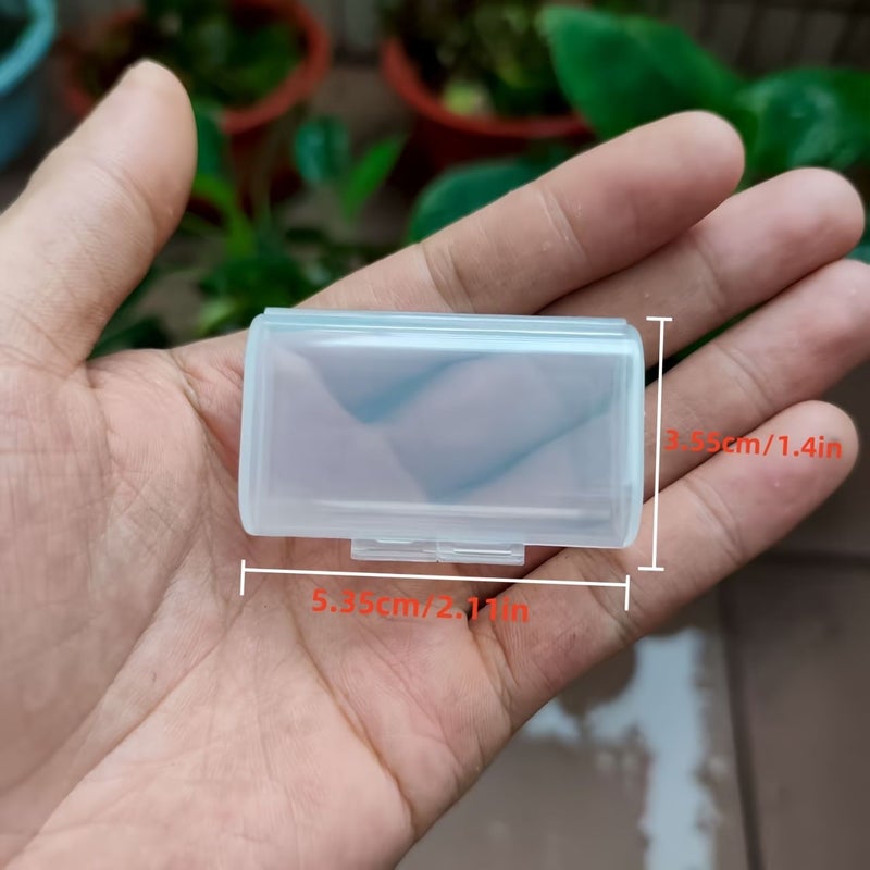 2 Pack Battery Storage Cases Holds 2 AA Each Compact Portable - Image 2
