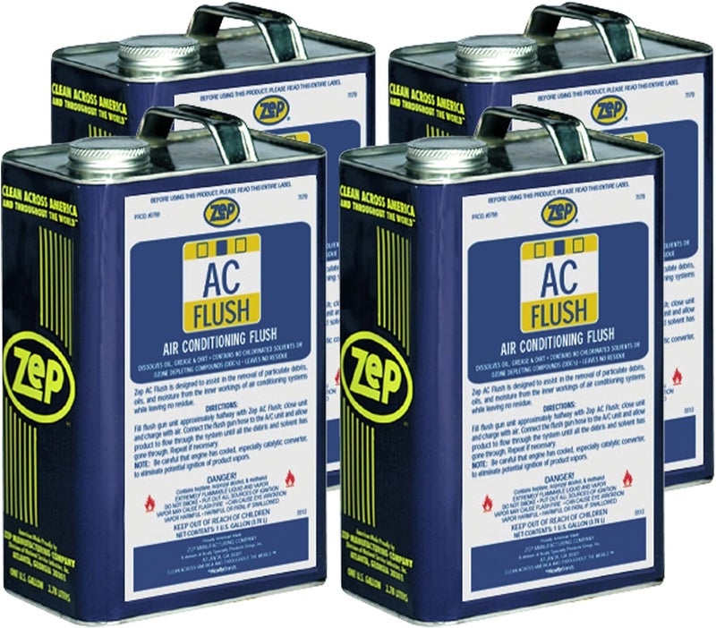 Zep Zep Air Conditioning Flush  1 Gallon Case of 4  FOR WORKPLACE and INDUSTRIAL USE ONLY  - Image 1