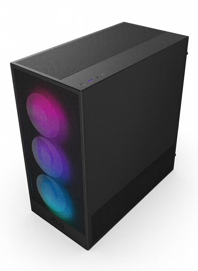انفني ارك INFINIARC 5060ti جهاز كمبيوتر مكتبي للألعاب (Intel Core Ultra 5, RTX 5060ti 8G GPU, 16GB DDR5 RAM, 1TB SSD, لوحة أم B860, صندوق NZXT H5, مبرد هوائي رقمي ARGB, مزود طاقة 750W Gold, Windows PRO) أسود - Image 5