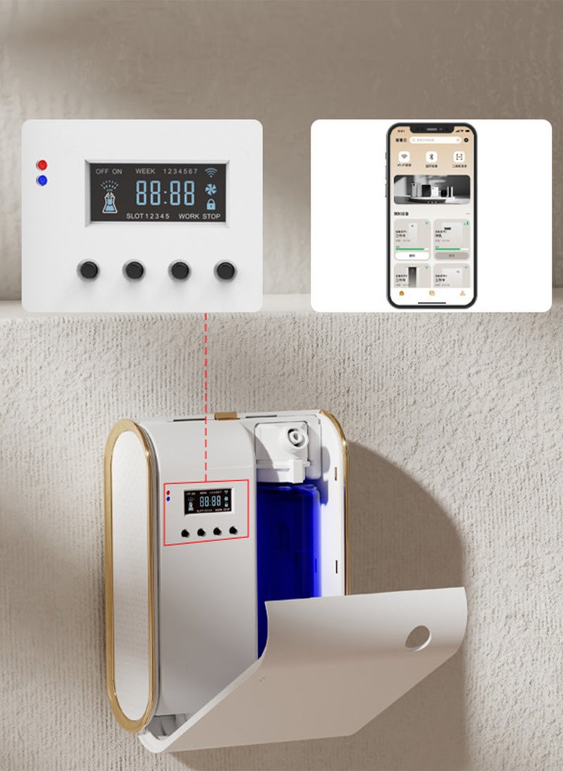 Sharpdo Home Smart Aroma Machine – 350ml Aromatic Diffuser with Fluid Atomization & Dual Control - Image 4