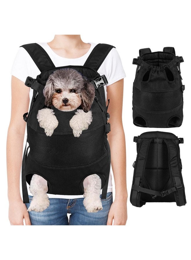 Jranter Dog Carrier Backpack - Legs Out Front - Facing Pet Carrier Backpack for Small Medium Large Dogs, Airline Approved Handsa - Canvas Mesh Free Cat Travel Bag (Large) - Image 1