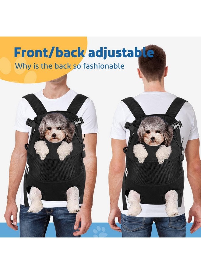 Jranter Dog Carrier Backpack - Legs Out Front - Facing Pet Carrier Backpack for Small Medium Large Dogs, Airline Approved Handsa - Canvas Mesh Free Cat Travel Bag (Large) - Image 5