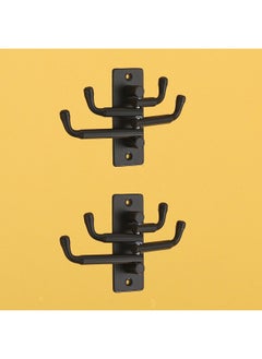 iSTAR iSTAR Flexible 4 Pin Stainless Steel Hooks Cloth Hanger Wall Hook Door Robe Hooks for Hanging Keys,Clothes,Towel Steel Hook (Pack of 2)  - Image 1