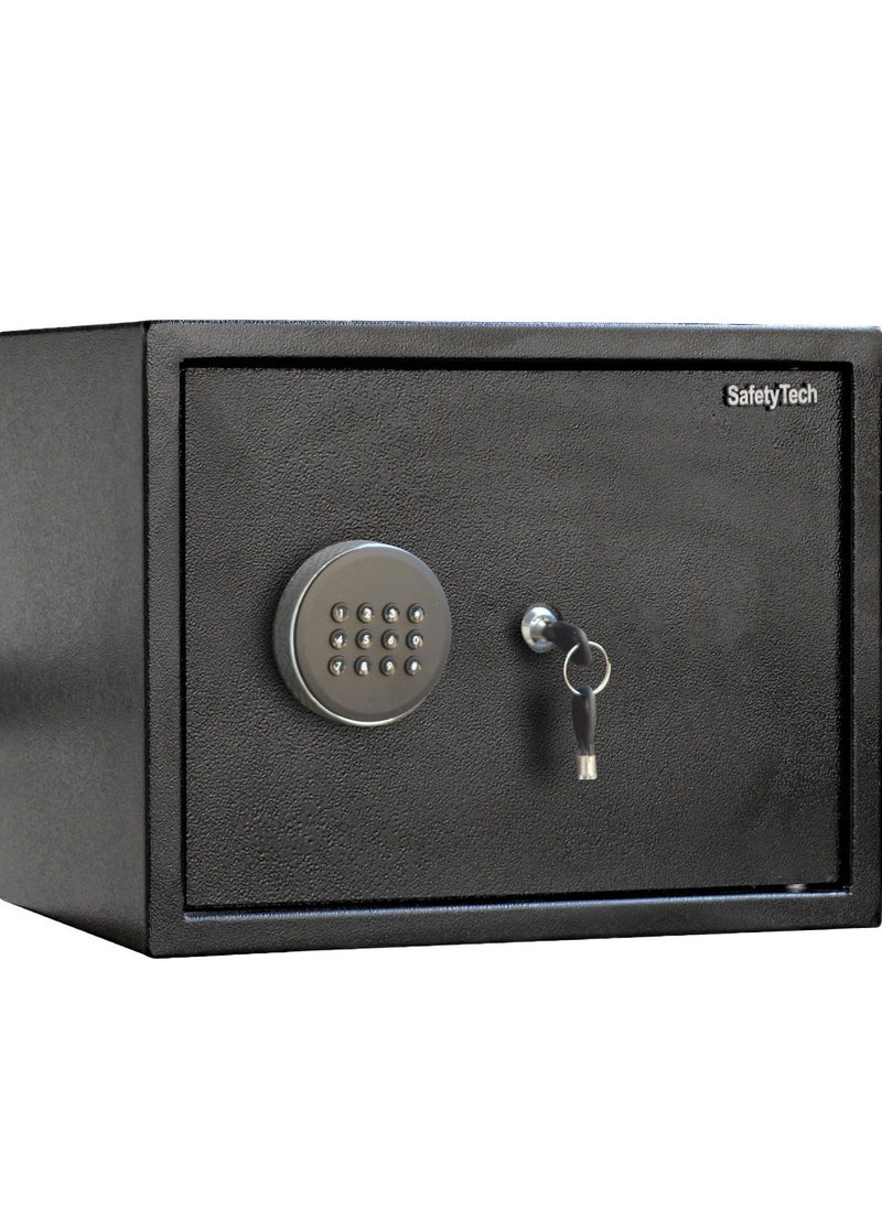 Safety Tech Electronic safe with triple power system and strong alarm device, size 30*38*30  - Image 1