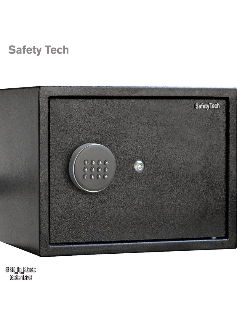 Safety Tech Electronic safe with triple power system and strong alarm device, size 30*38*30  - Image 4