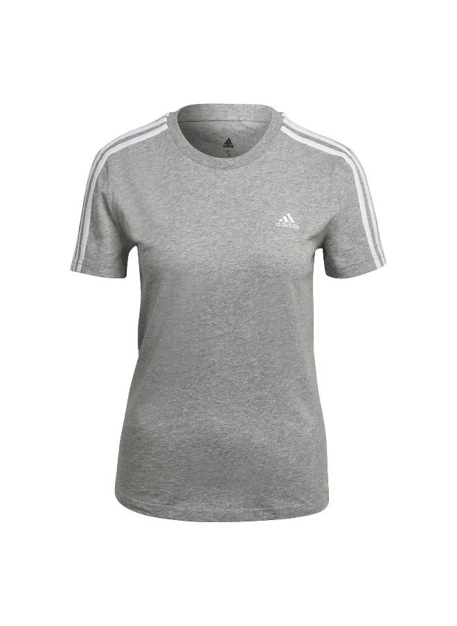 اديداس adidas W 3S T Grey Training T-Shirts 2XS