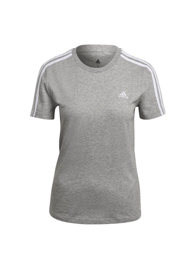 Adidas adidas W 3S T Grey Training T-Shirts 2XS  - Image 1