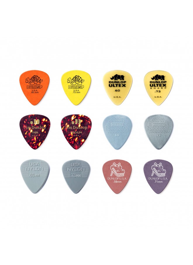 JIM DUNLOP Dunlop Pick Variety Pack, Assorted, Light/Medium, 12/Player's Pack  - Image 2