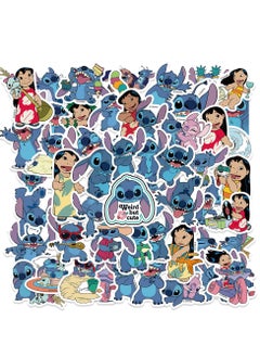 xppier 51PCS Lilo & Stitch Stickers Pack, Cartoon Vinyl Waterproof Sticker for Water Bottle, Laptop, PC, Case, Car, Notebook, Skateboard, Journal, Aesthetic Stickers as Gifts for Kids, Teens  - Image 1