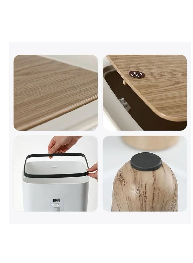 Touch Basket 10 liters with wooden legs of the highest quality A wonderful 10 liter box - Image 3