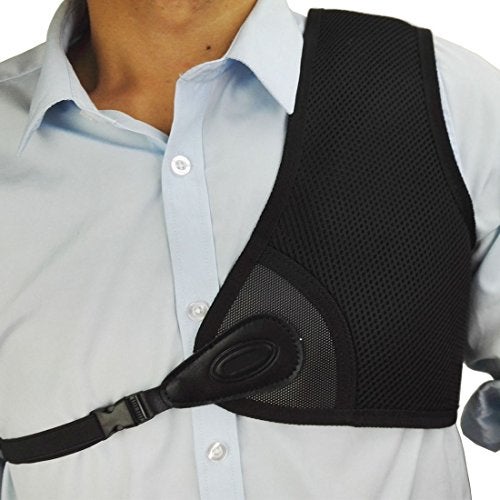 SHARROW Archery Chest Protector Guard Nylon Shooting Hunting Chest Guard 1 Piece for Left Side and Right Hand (Right Side) - Image 1
